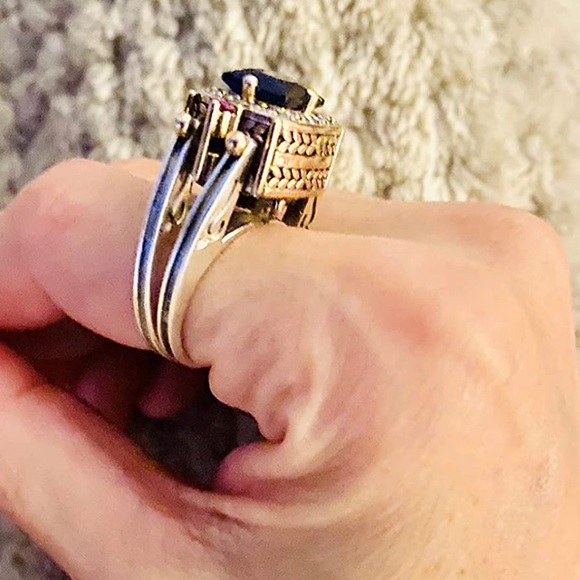 Mesmerizing MUST have reversible Turkish ring Big statement ring, best gift ever - Picture 3 of 9